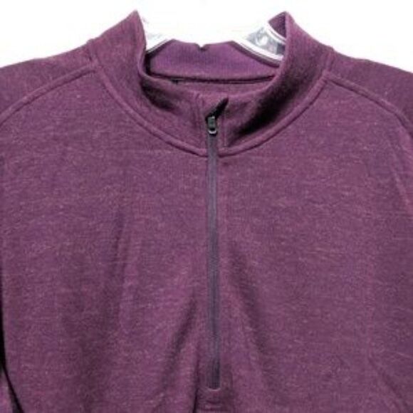 NWT ADIDAS Climawarm Wool Quarter Zip Pullover L - Picture 3 of 9